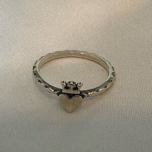 James Avery Silver Queen of my Heart Ring